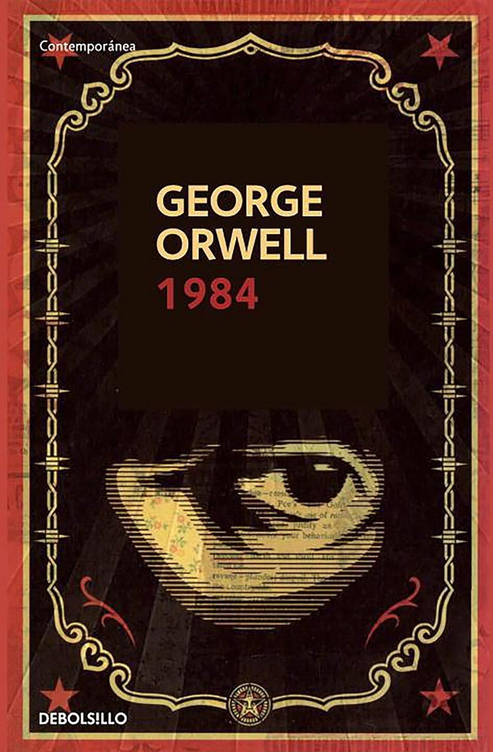 Cubierta de 1984, de George Orwell