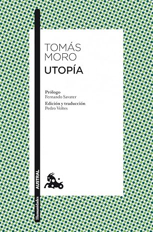Portada del libro Utopía de Tomás Moro, obra que acuñó el término utopía en 1516