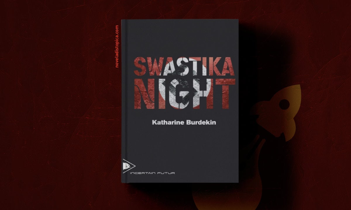 Portada del libro "La noche de la esvástica" de Katharine Burdekin.