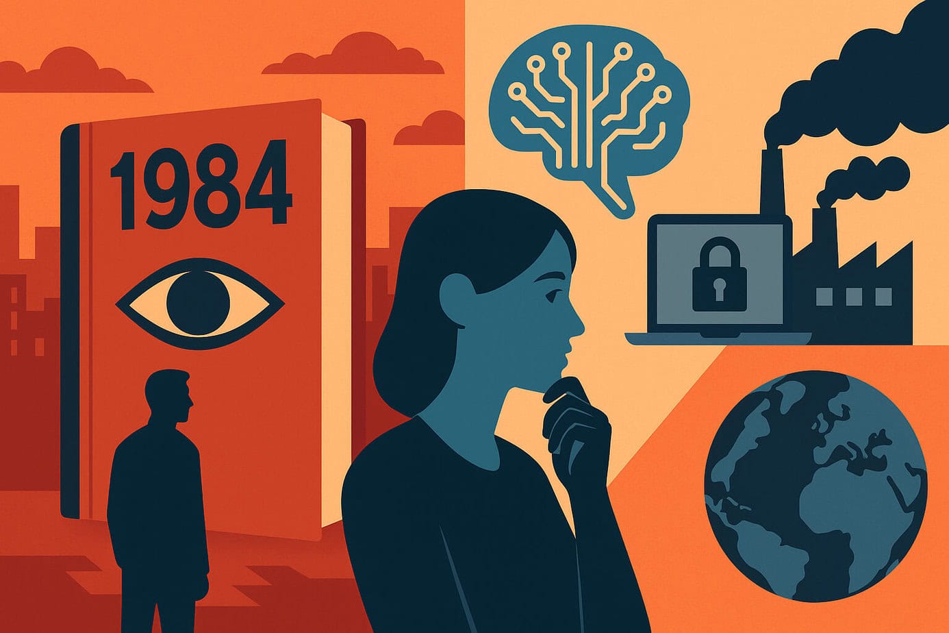 Distopías clásicas vs distopías modernas ¿Han cambiado nuestros miedos sobre el futuro