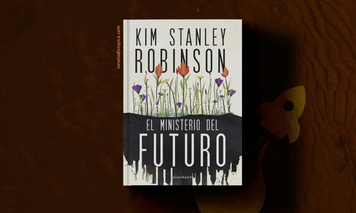 Portada o imagen conceptual de El Ministerio del Futuro de Kim Stanley Robinson, novela de ciencia ficción sobre el cambio climático.
