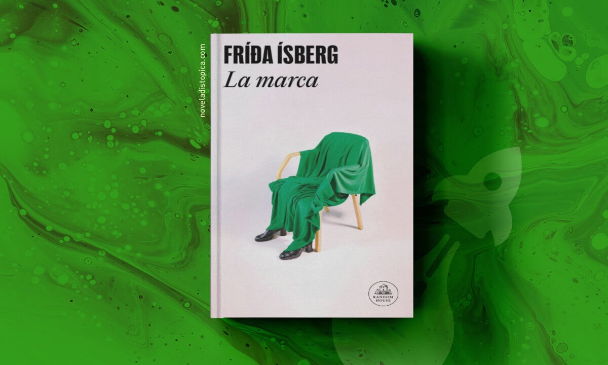 Portada del libro La marca de Fríða Ísberg, novela distópica islandesa sobre un test de empatía obligatorio y el control social.