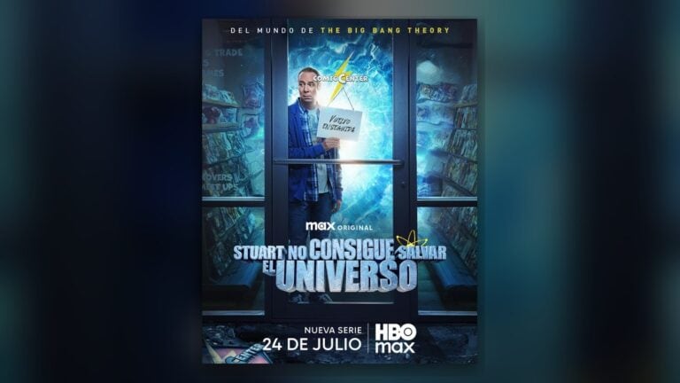 Cartel de Stuart no consigue salvar el universo, la comedia de HBO Max que viaja entre universos distópicos